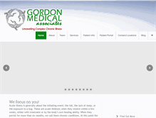 Tablet Screenshot of gordonmedical.com